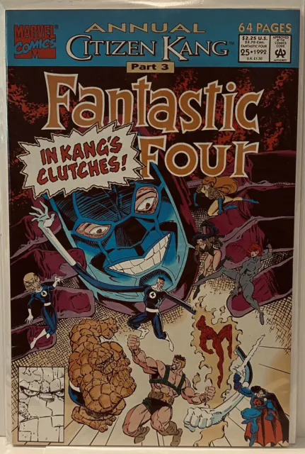 Fantastic Four Annual #25 (1992) VF/NM Cond*1st Cameo App Anachronauts