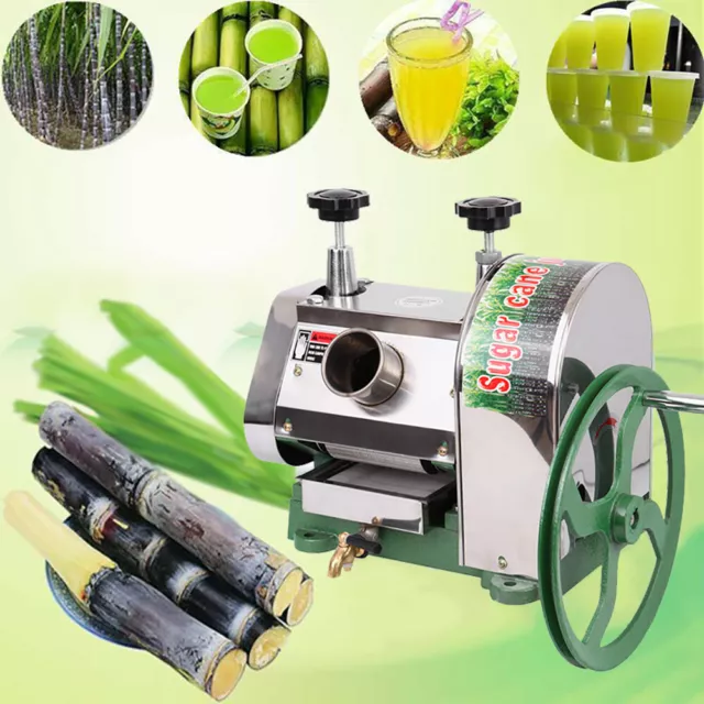 Commercial Sugarcane Juicer Extractor Sugar Cane Juice Manual Press Mill Machine