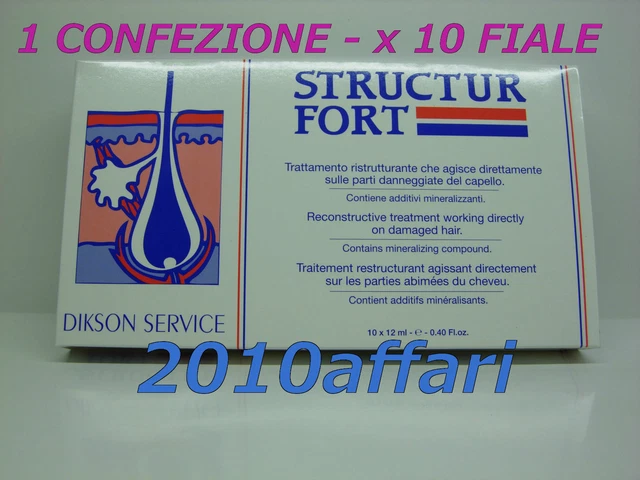 STRUCTUR FORT DIKSON Traitement Restructurate - 10 Flacons De 12 ML EUR ...