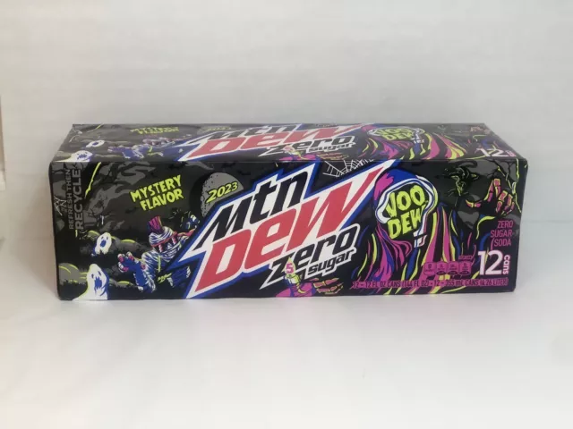 Mtn Dew Voodew Zero Sugar 5 2023 12 Pack Unopened Box Airheads Mystery Flavor
