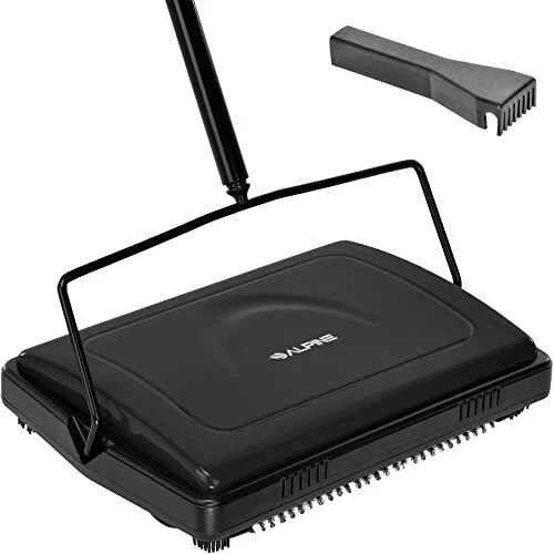 Alpine Manual Carpet Sweeper Triple Brush – Cordless Non Multi-Surface Floor ... Alpine Manual Carpet Sweeper Triple Brush – Cordless Non Multi-Surface Floor ...