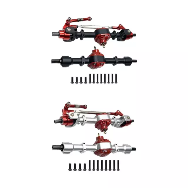 1/12 ensemble d'essieux avant et arrière coupe de direction pratique pour