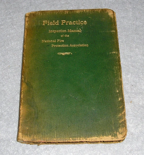 ANTIQUE FIRE FIGHTING Book NFPA National Fire Protection Association