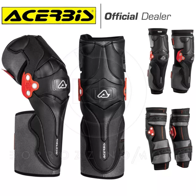 Acerbis X-Strong Knee 2.0 Ginocchiere Protezioni Ginocchia Per Moto-Cross Enduro