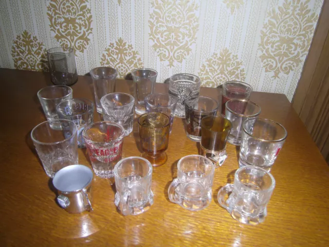 20 Shot glasses Indy Speedway Chicago Michigan Florida Atlanta Bounty Busch More
