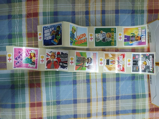 Set Completo Figurine Lego Carrefour - 48 Figurine - Fun Sticker - No Album.