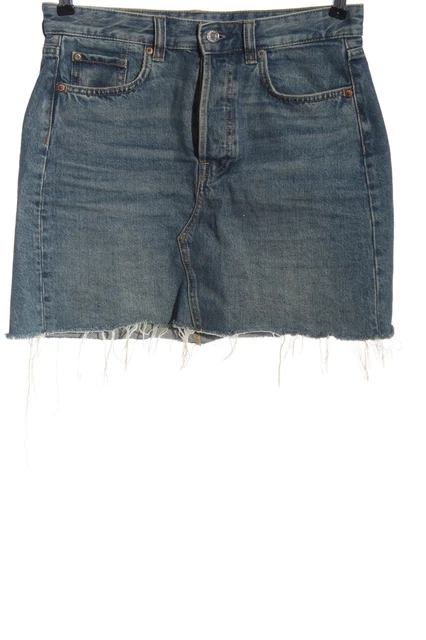 & DENIM Gonna di jeans Donna Taglia IT 42 blu stile casual