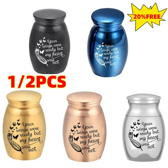 2/1PCS Mini Urn Small Keepsake Ash Container Jar For Ashes Cremation Memorial