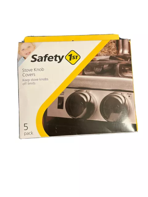 Safety 1st Stove Knob Covers 5-PACK NEW (Distressed box)