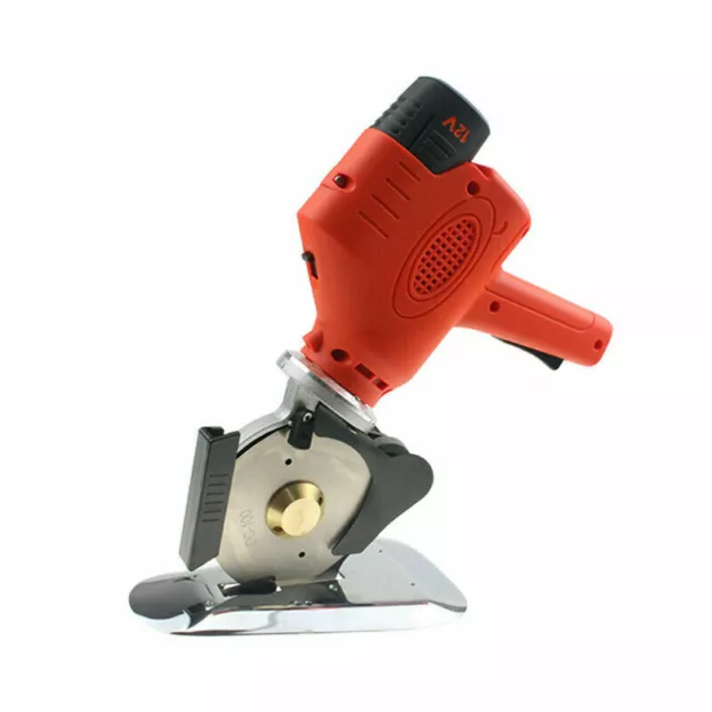 100mm Blade Cloth Leather Cutter Fabric Round Cutting Machine Scissors w/Battery