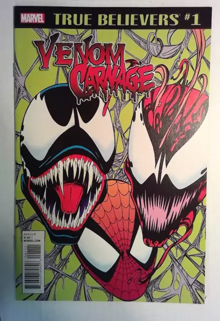 True Believers: Venom Carnage #1 Marvel Comics (2018) NM Reprint Comic Book