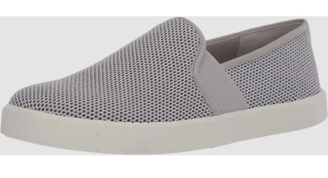 Vince Womens Grey Preston Woven Linen Slip On sneakers. Sz 7.5.Floor model.$195