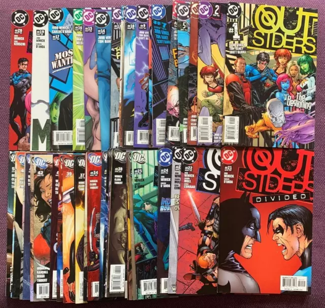 Outsiders #1 to #50 (2 missing) (DC 2003) 48 x FN- to NM comics