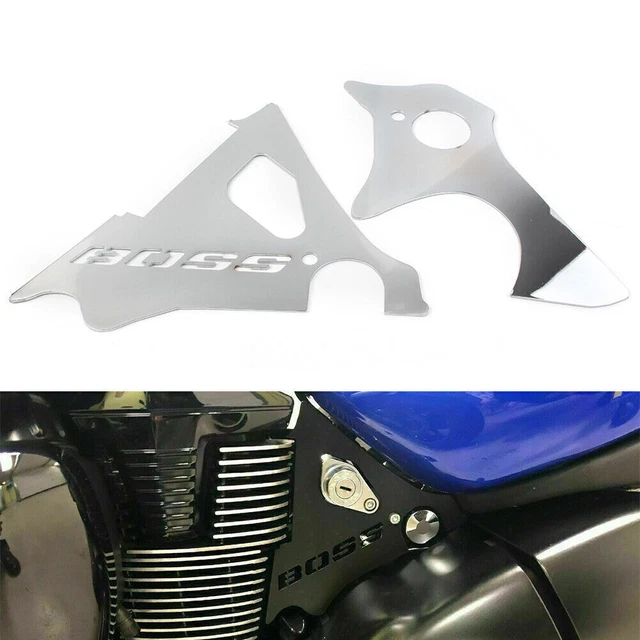 Chrome Engine Side Covers Frame Fillers Fit Suzuki INTRUDER M1800R /VZR1800 BOSS