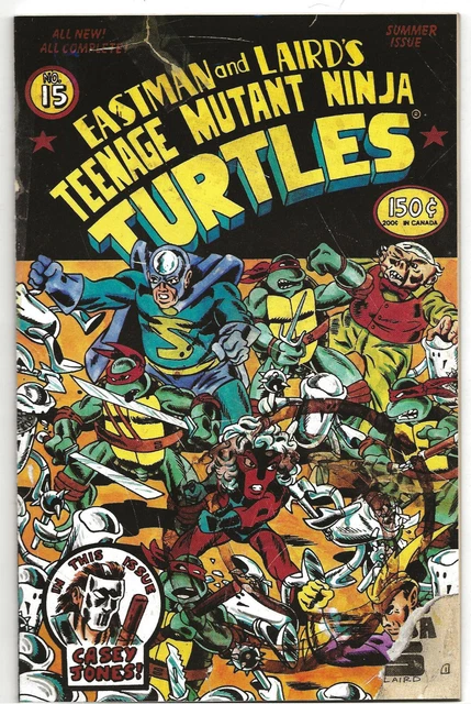 TEENAGE MUTANT NINJA TURTLES 15 (Mirage, 1988) Peter Laird, Kevin Eastman