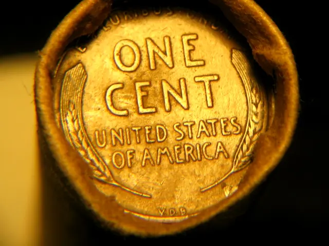 LINCOLN WHEAT CENTS ROLL OF 50 W/ 1909 VDB & "RED" REVERSE ENDS!  50%+PRE-1940s!