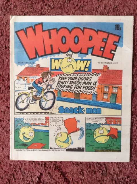 Whoopee And Wow Comic 10 December 1983. Unsold Newsagent Stock. Unread. V/Fn+