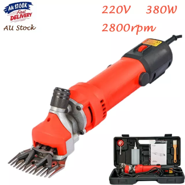 Electric Sheep Shears Shearing Animal Clippers Farm Livestock Wool Carding 380W