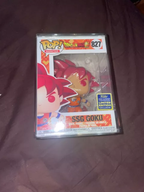 Figurine Pop Dragon Ball Super Goku Ssg avec boîte de protection