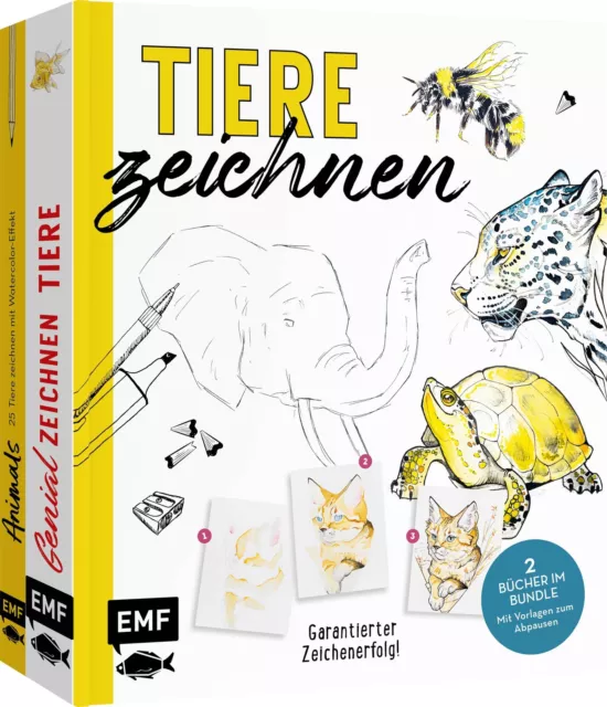 Susanne Loose Tiere zeichnen - Das XXL-Starter-Set: Zwei Bücher im Bundle
