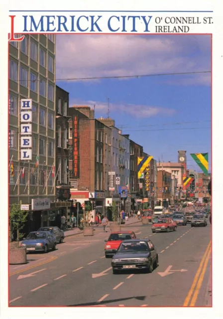 Ireland Postcard O'Connell Street LIMERICK City Ireland O'Toole John Hinde