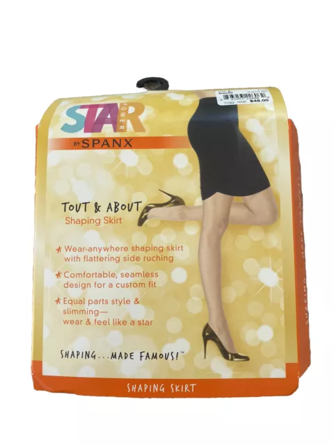 Spanx Slimming Skirt Shaping Size UK S 10 Star Power Tout About Shapewear  Black
