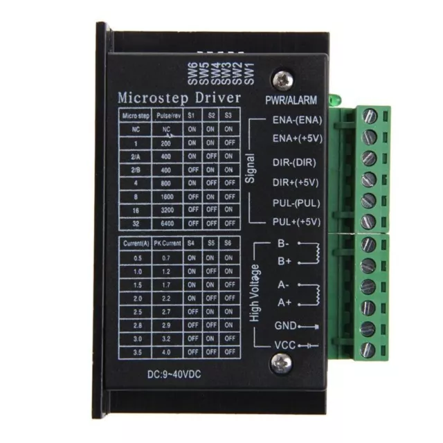 TB6600 Schrittmotortreiber Schrittmotorsteuerung Einzelachse 4A 40V 9V 40V