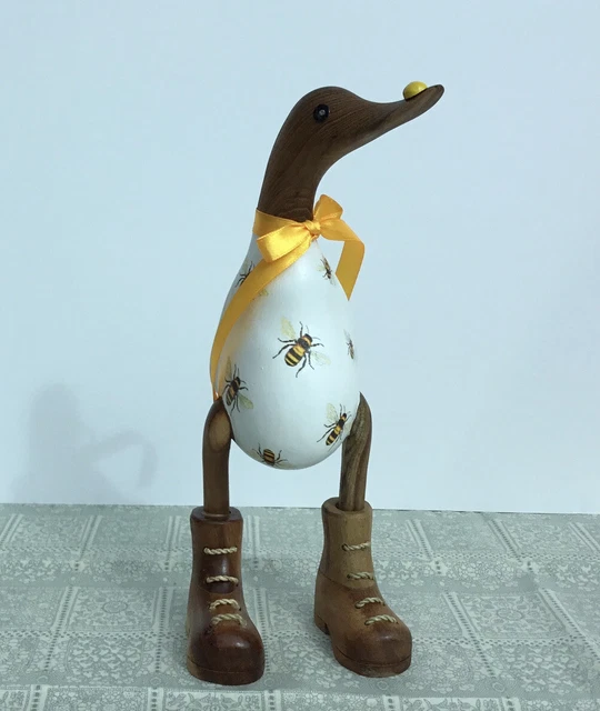 Bienendesign Holzente, Muttertagsgeschenk, besonderes Geschenk, Save the Bees, Bienenkönigin