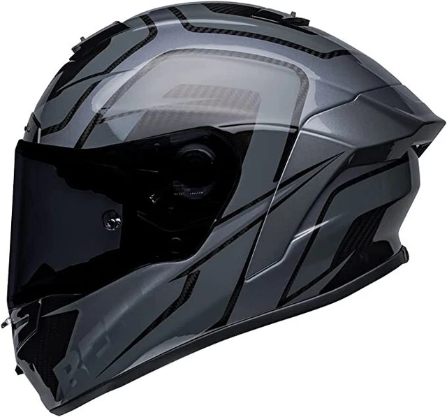 BELL Race Star Flex DLX Helmet (Labyrinth Gloss Black/Gray - X-Large)