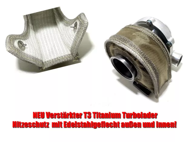 Turbo Hitzeschutz Pampers T3/T4 GT28 GT30 GT35 KKK schwarz