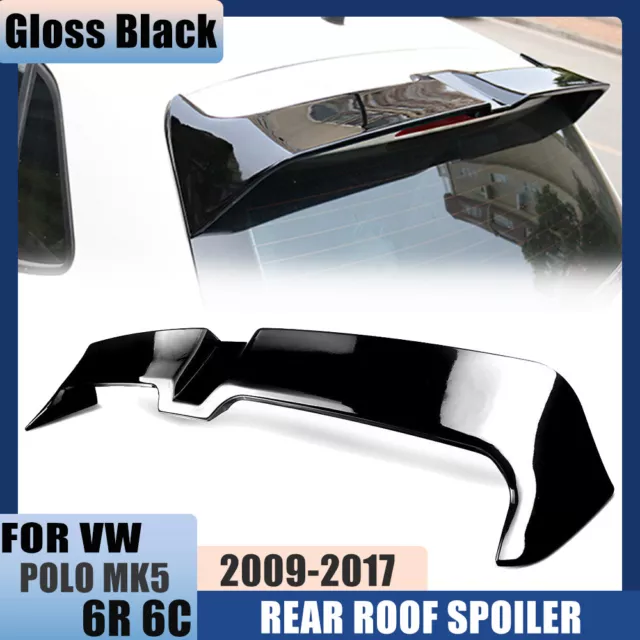 VW Polo 2009-2018 6C 6R GTI R 'Batman' Style Rear Spoiler in Gloss Black –  RisperStyling