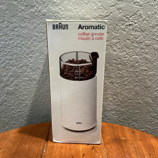 Molinillo de café eléctrico aromático vintage Braun KSM 2