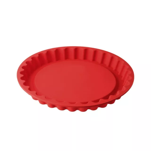 Moule à tarte en silicone rouge de 26 cm Dr. Oetker Flexxibel Love