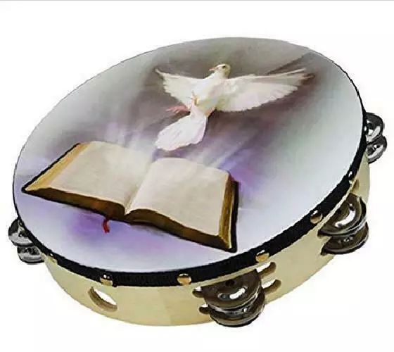 PANDEROS DE DANSE chrétiens tambourins chrétiens instrument de musique  adulte américain EUR 31,50 - PicClick FR