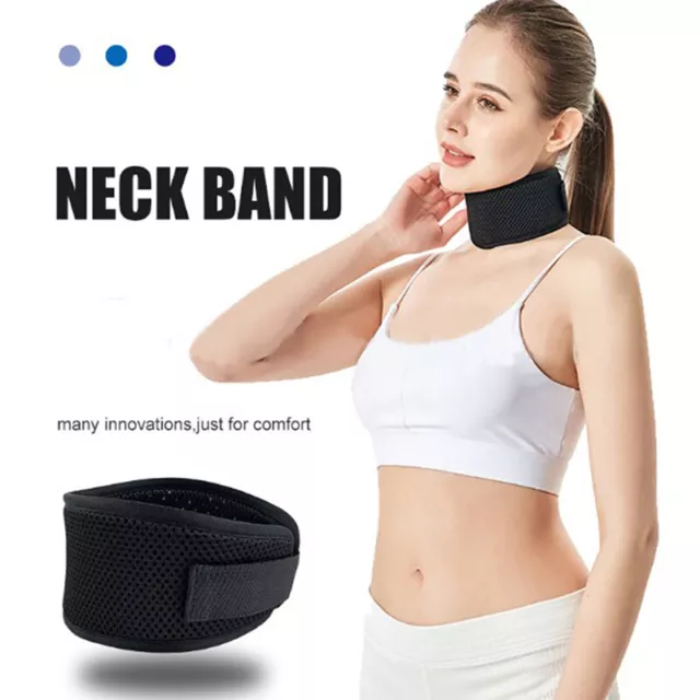 Foam Neck Support Cervical Brace Adjustable Cervical Collar Belt Body Massa#km