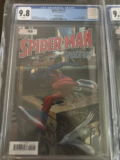 S006 Spider-Man #7 Marvel CGC 9.8 NM (2023) 1st app of Spider-Boy; Ramos Variant