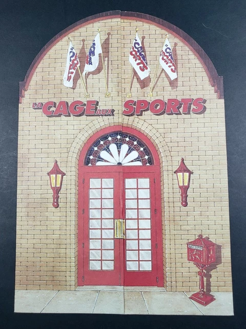 La Cage Aux Sports Bar Restaurant London Ontario Vintage Restaurant Menu Defunct