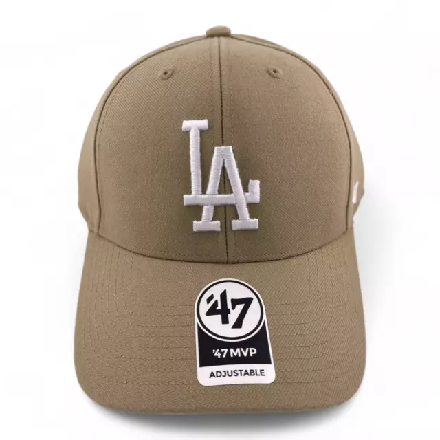 '47 BRAND LOS Angeles Dodgers MLB Tan Gray UV MVP Adjustable Hat (ERROR ...