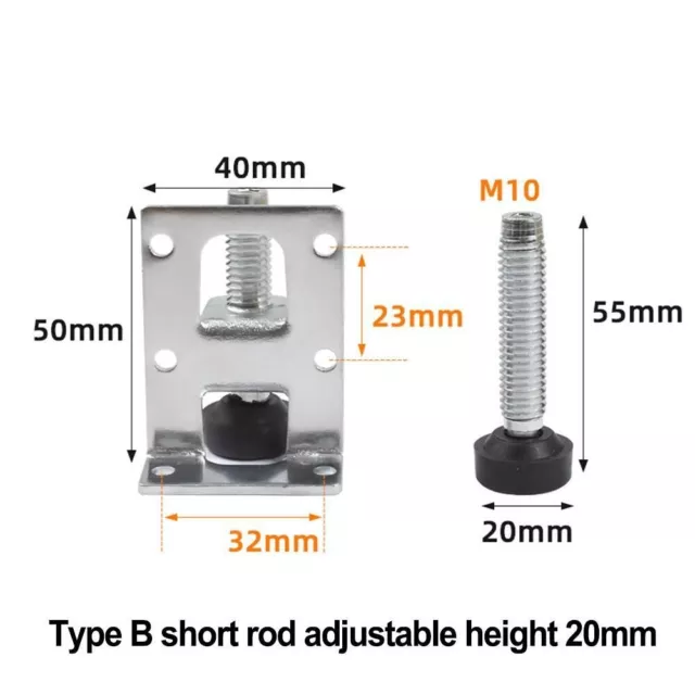 Multi Purpose Furniture Leveling Feet Ideal for Tables Workbenches and More