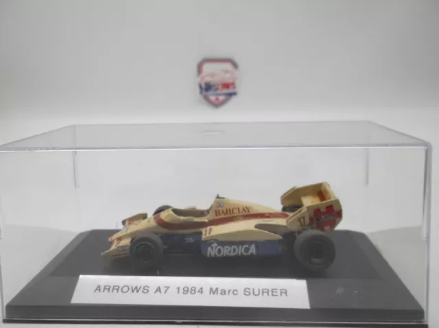 1/43 Arrows-BMW A7 #17 1984 Marc Surer Meri Kits (Kit Métal monté)