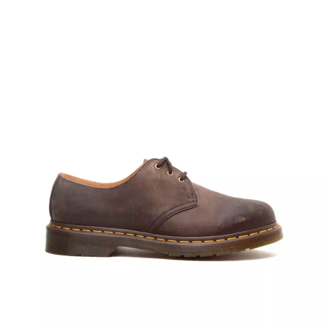 Scarpe Oxford Dr Martens 1461 cavallo pazzo marrone pelle Regno Unito 9 pezzi £130 immacolate