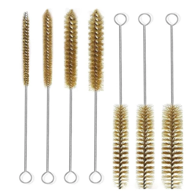 Lot De 12 Brosses De Nettoyage Pour Bouteilles, Pailles, Tubes - Diamètres 2 à 25 Mm, Longueur 21 Cm - Lave-vaisselle, Usage Alimentaire - 2