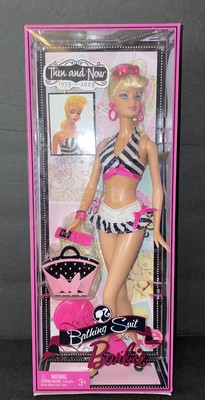BARBIE &THEN AND Now" Bathing Suit 50th Anniversary Doll 1959-2009 $12.