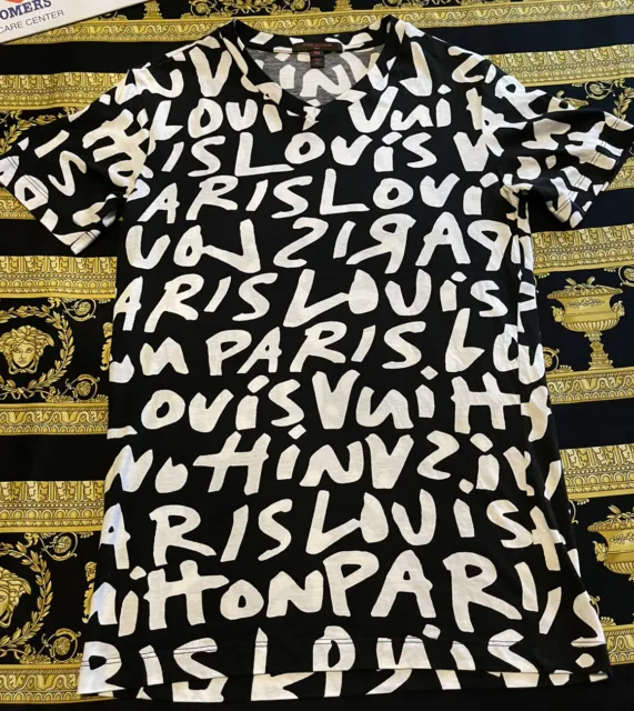 100% Authentique Louis Vuitton Stephen Sprouse Graffiti T Shirt TAILLE XS