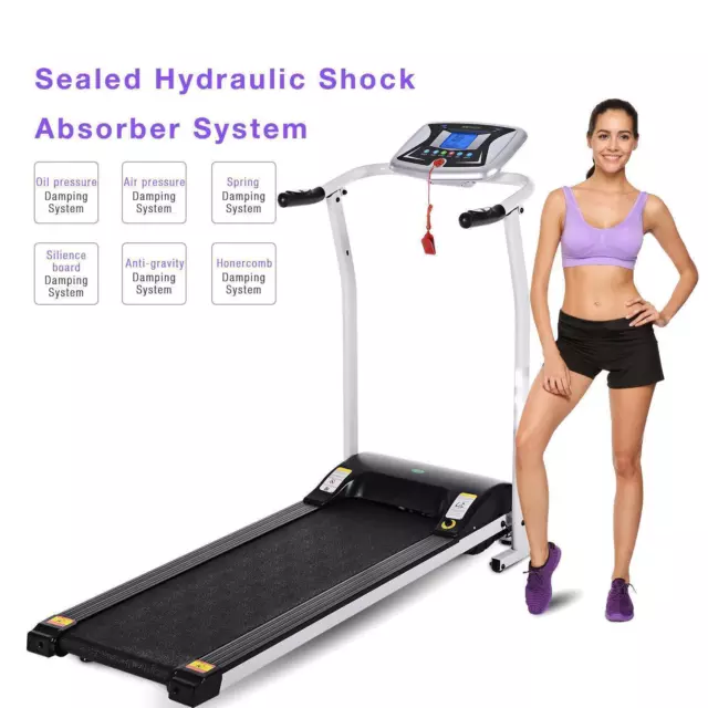 1500W Folding Electric Treadmill Running Walking Machine 300lb Capacity Home 190