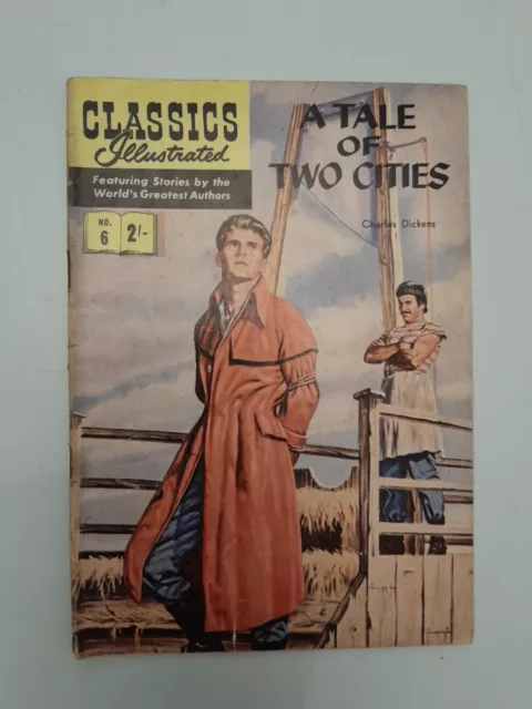 Vintage Classics illustrated comic No 6 A Tale Of Two Cities