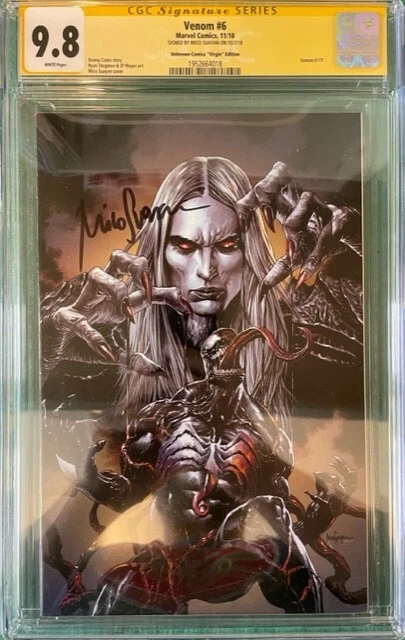 Venom  #6  Cgc Ss 9.8  (Suayan Virgin Variant) Signed Suayan