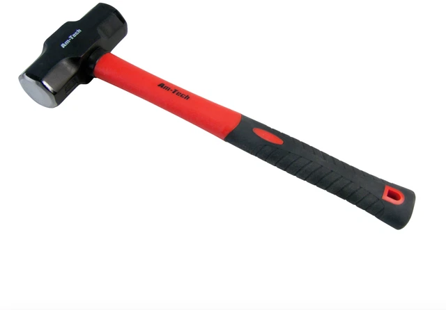 1.8K Sledge Club Lump Fiber Glass Shaft Manche en caoutchouc Marteau A2125