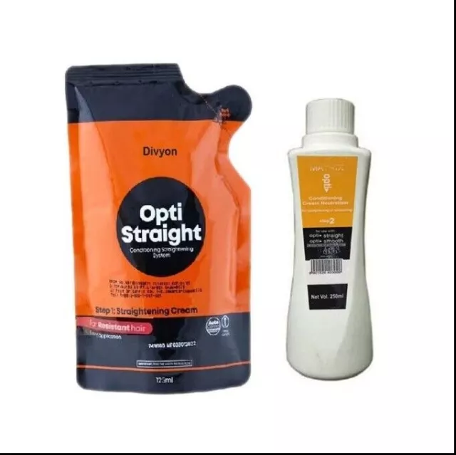 Divyon Opti. Crema Alisadora Resistente Al Lacio 125ml & Neutralizador 250ml