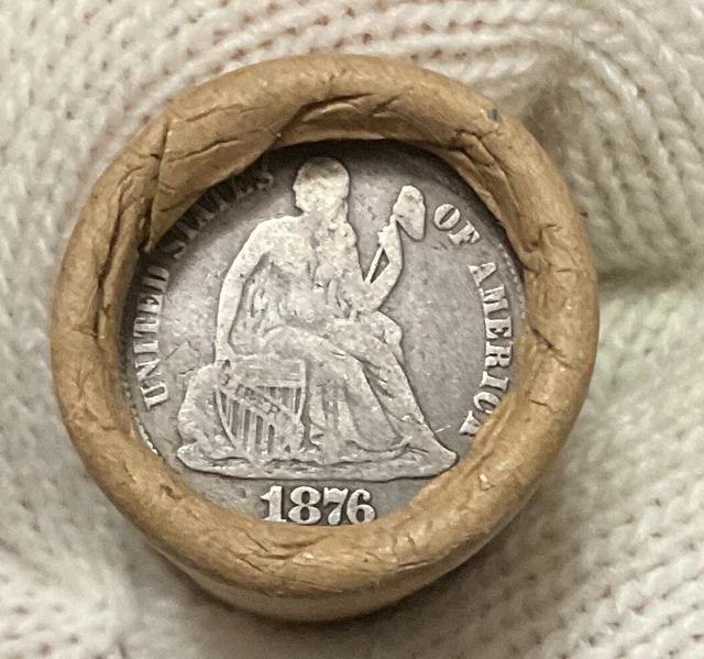 Unsearched Old Estate Wheat Penny Roll Indian Head Old Vintage Cents Silver Dime